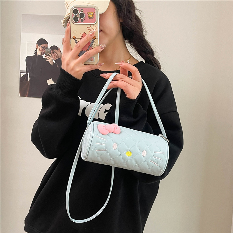This year's popular girl diamond shoulder bag, large-capacity commuting versatile cartoon cute crossbody bag