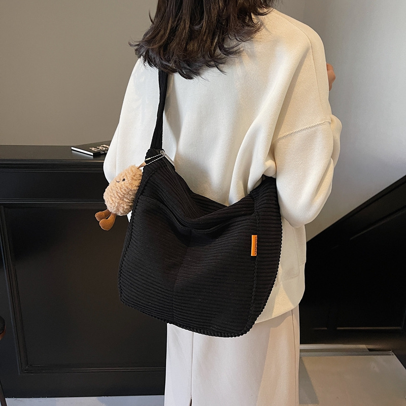 Casual bag women's versatile shoulder bag large capacity tote bag class commuting tote cross bag