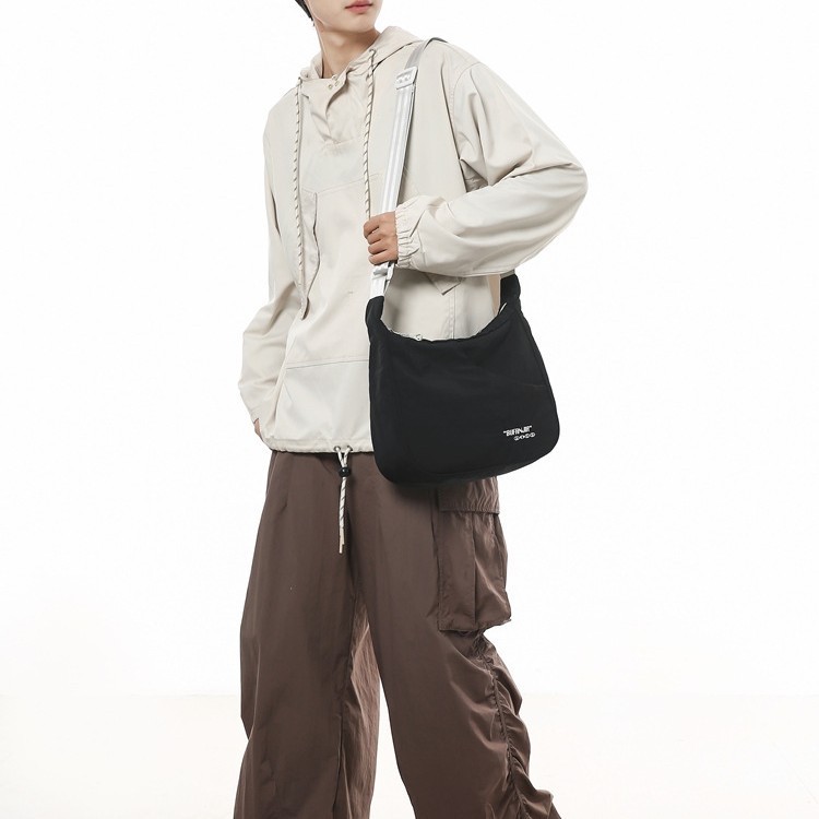 Original crossbody bag men and women shoulder bag travel travel washing cloth water-repellent fabric large capacity students attend class