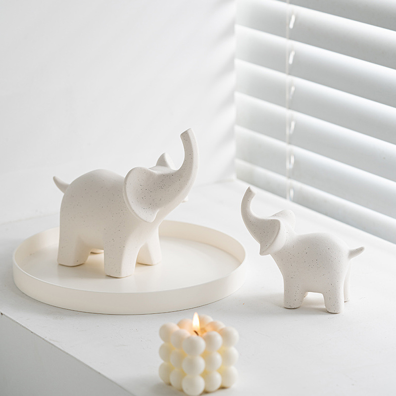 Modern simple elephant home frosting, high-end crafts ornaments