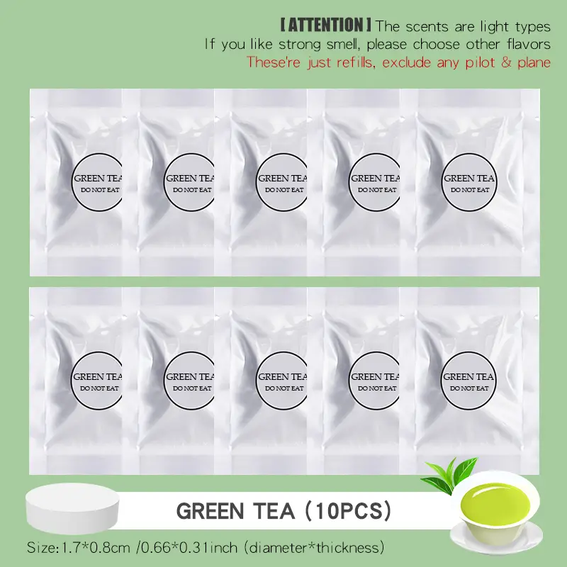 10PCS Green tea
