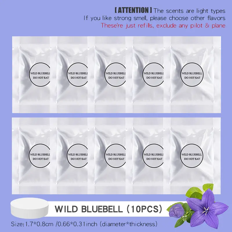10PCS Wild Bluebell