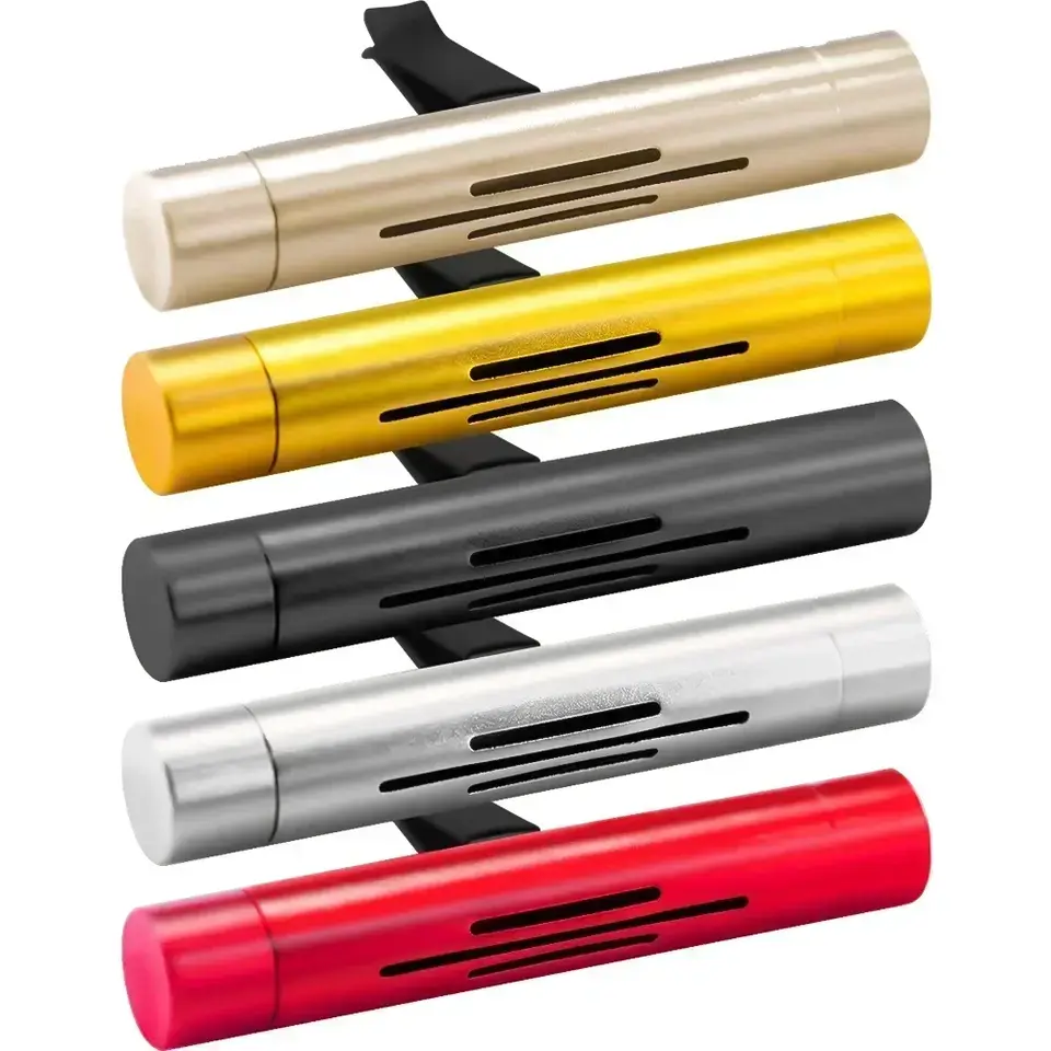 Car Air Freshener Stick - Assorted Colors Vent Clip Aroma Diffuser